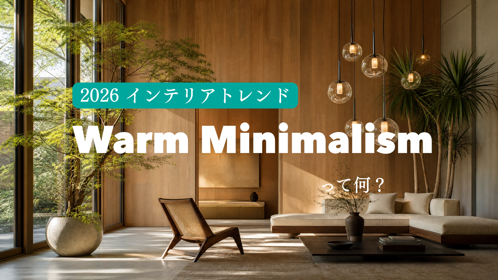 最新インテリアトレンドーー2026年、“温かい部屋”が売れ始めた理由